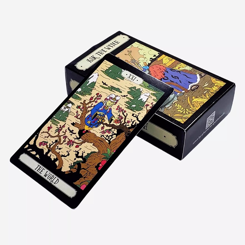 Ask The Witch Tarot Card Prophecy Fate Divination Deck  Fortune Telling Beginners Cards Tarot