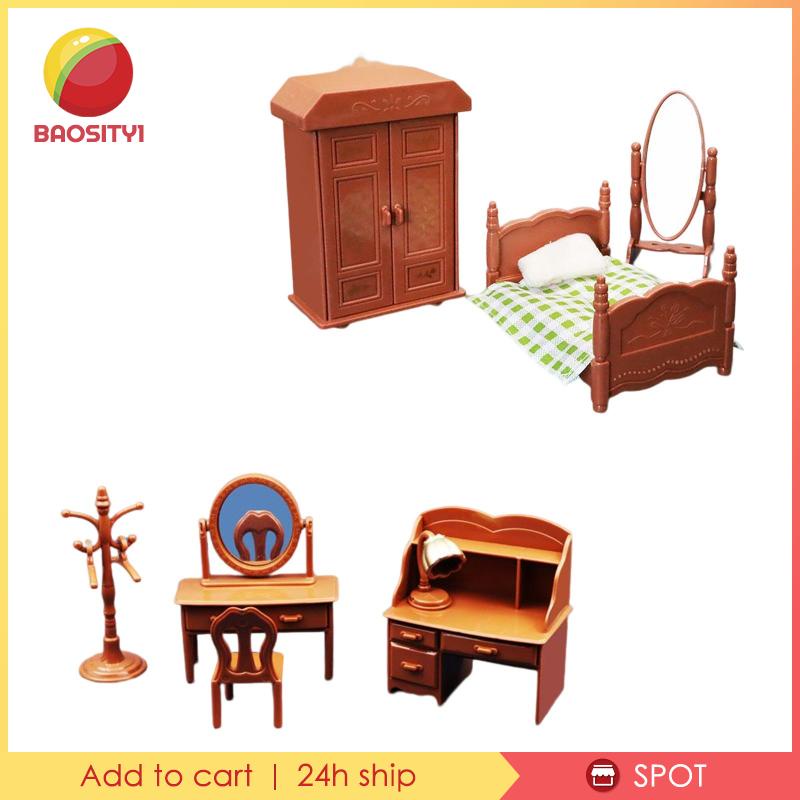 [Baosity1] Bộ Nội Thất Nhà Búp Bê Phong Cách A