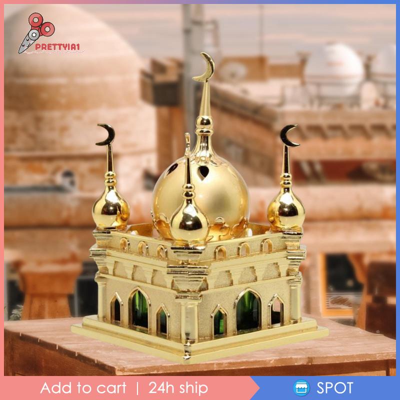 [Prettyia1] Đồ trang trí Mosque Thủ Công Trang Trí Nội Thất Xe Hơi Quà Tặng Ngày Lễ Tại Nhà