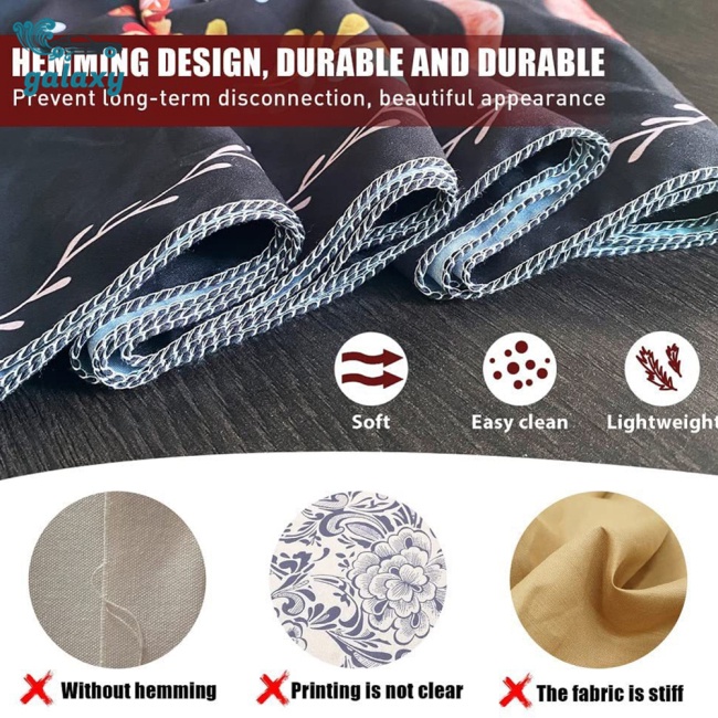 Galaxy Thảm Treo Tường In Họa Tiết Mandala Bohemian Kích Thước 150 X 130cm / 60 X 50Inch Trang Trí Phòng Ngủ