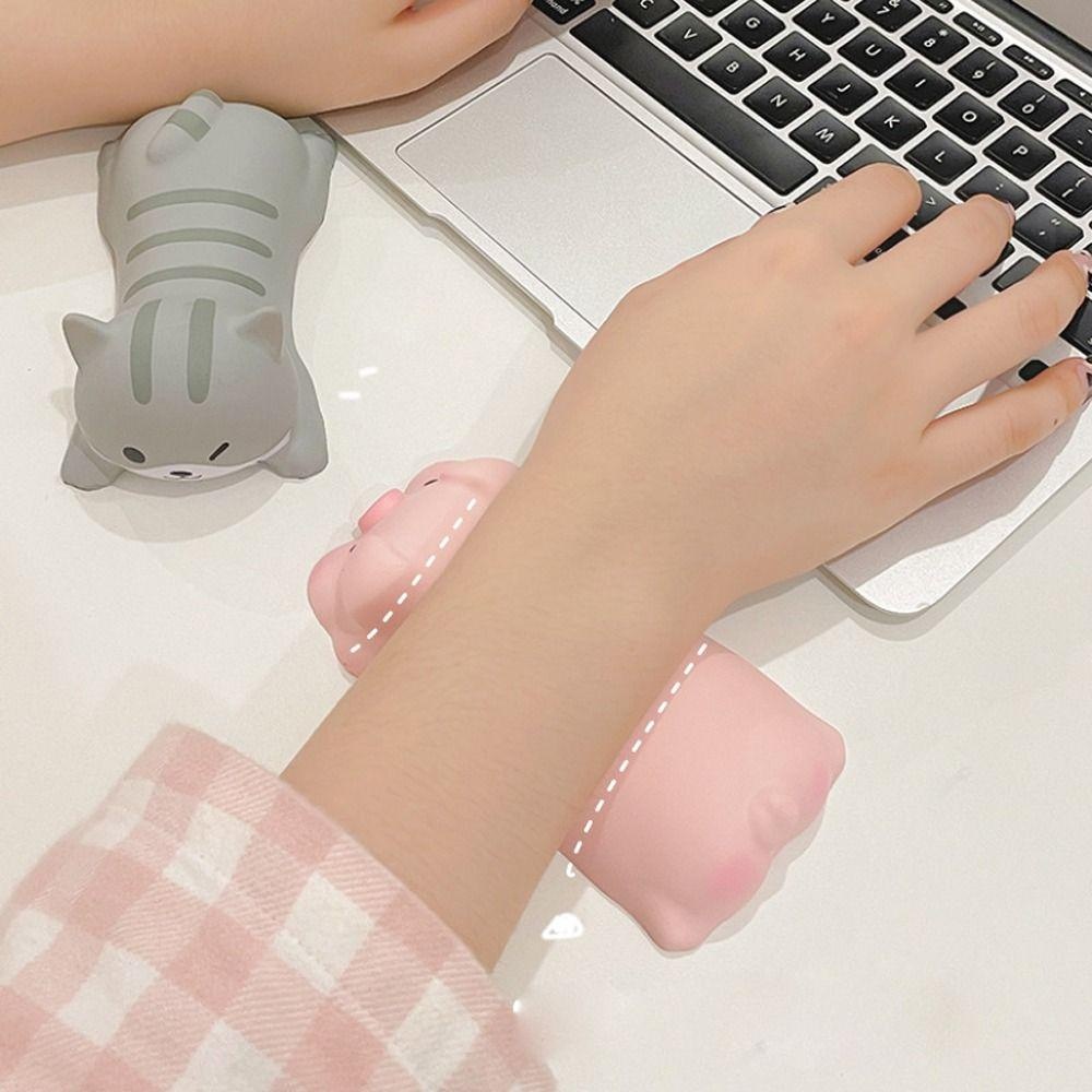 Đệm kê tay hỗ trợ sử dụng chuột bàn phím máy tính chống trượt thiết kế hoạt hình mềm mại Bàn Di Chuột