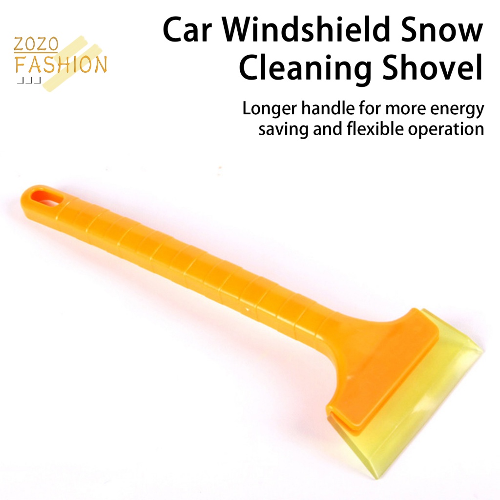 Bộ 2 Dụng Cụ Làm Sạch Tuyết Cho Kính Chắn Gió Xe Hơi Thiết Kế Tay Cầm Dài Tiện Lợi