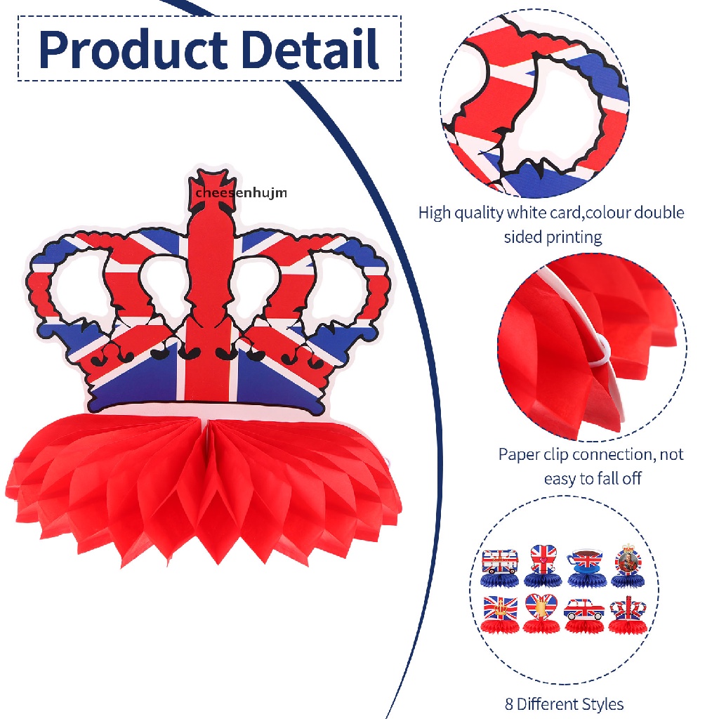 Set 9 Phụ Kiện Trang Trí Bàn Kích Thước 220x130cm Họa Tiết Tổ Ong Độc Đáo