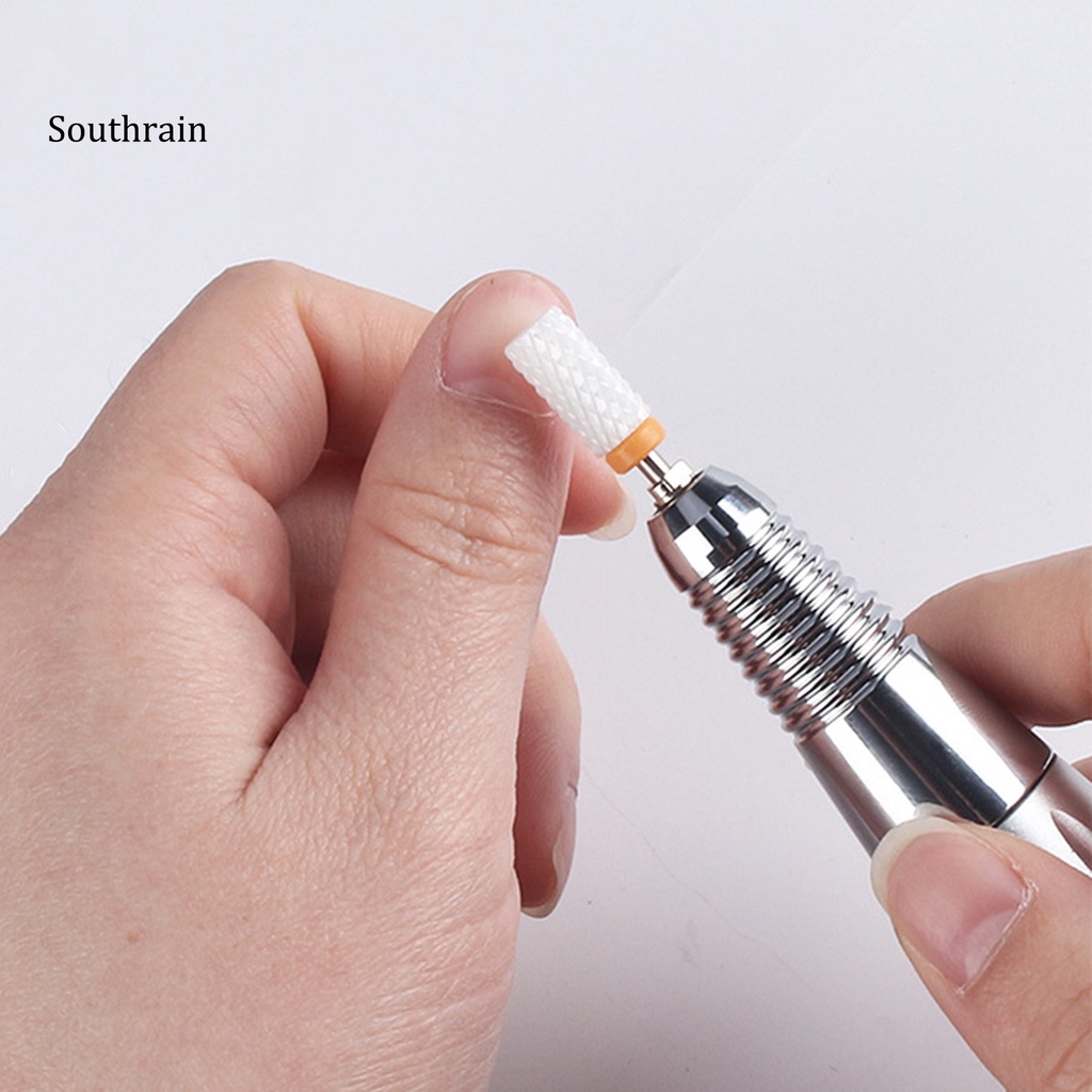 Mũi Khoan Đánh Bóng Móng Tay Đầu Phẳng Bằng Hợp Kim Chất Lượng Cao