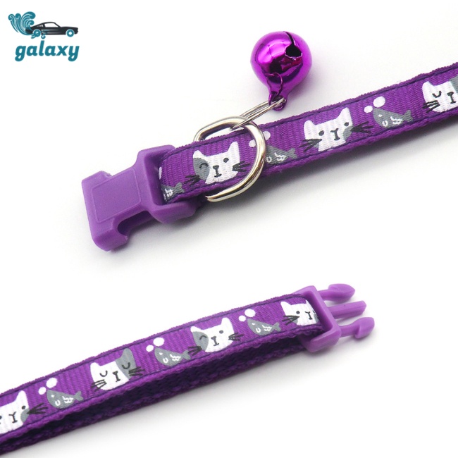 Galaxy Vòng Cổ Chống Thất Lạc Có Thể Điều Chỉnh Và Chuông Hình Chó Mèo