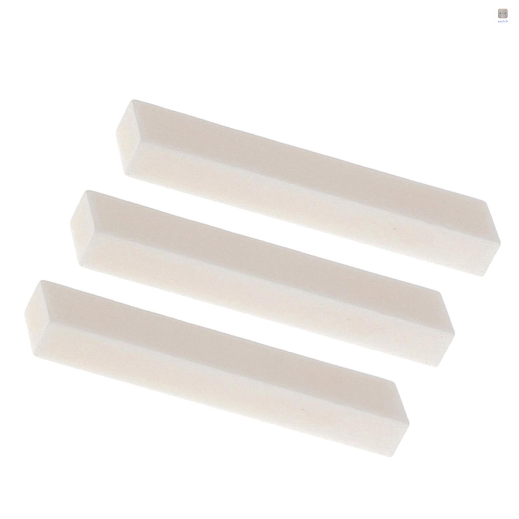 Set 3 Đai Ốc Xương Đàn Guitar Điện / Mandolin Banjo Ukulele 52x6x10mm