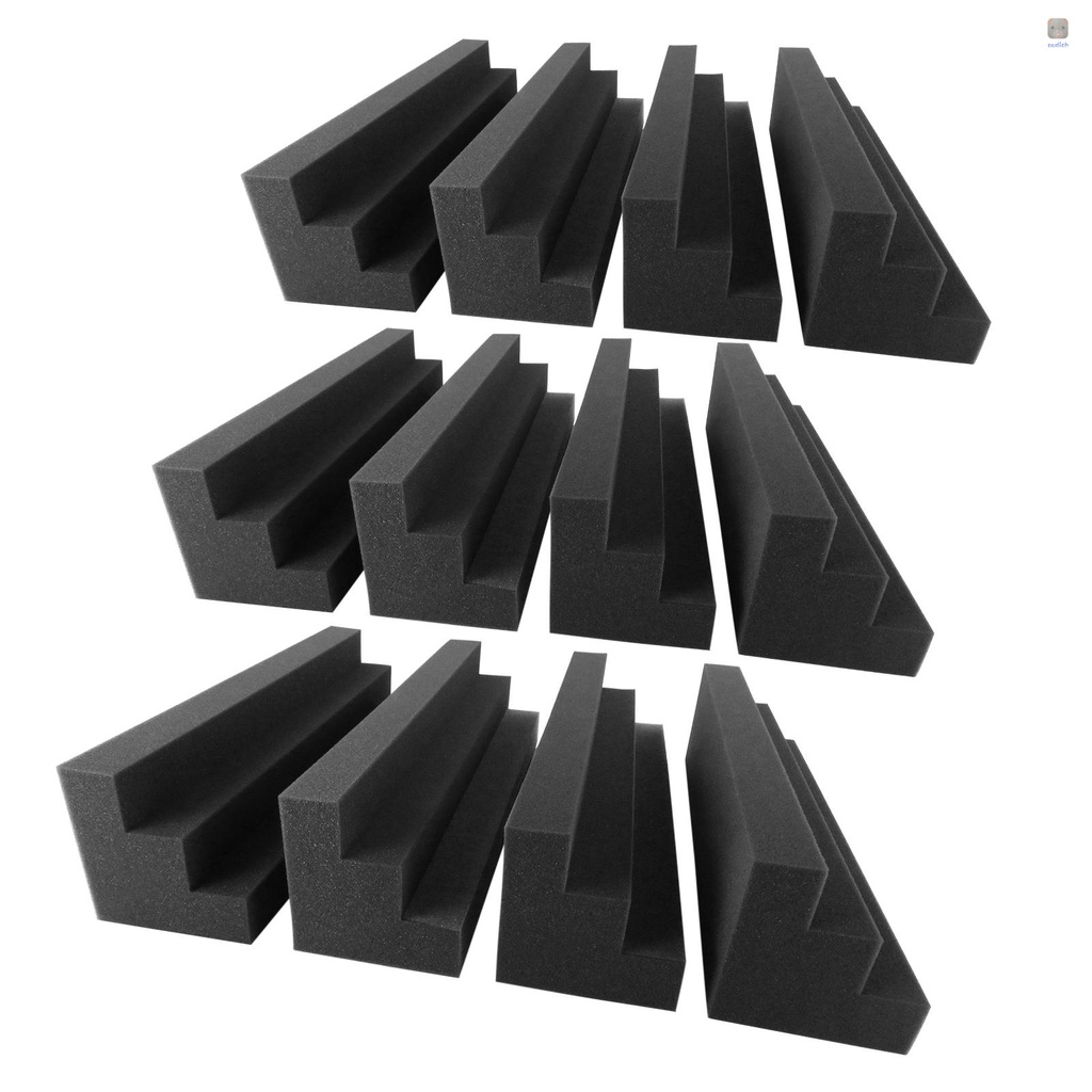 Set 12 Tấm Xốp Cách Âm 30 * 7.5 * 7.5cm Chuyên Dụng Cho Phòng Thu