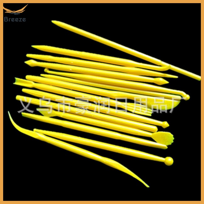 Bộ 14 Dụng Cụ Điêu Khắc Hoa Mini Bằng Nhựa Cấp Thực Phẩm