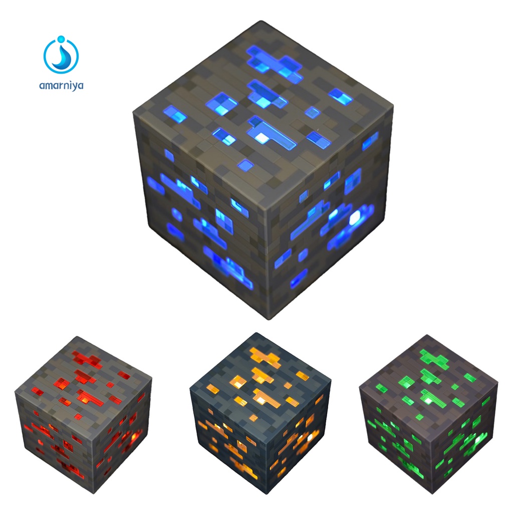 1 Bộ Đèn LED Hình Khối Lập Phương Sạc USB Bền Bỉ Dùng Trang Trí Tiệc