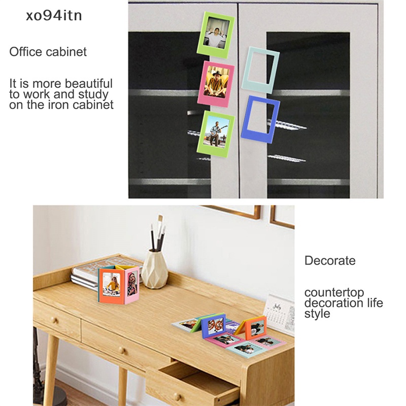 Khung Ảnh Nam Châm Mini Hai Mặt Nhiều Màu Sắc