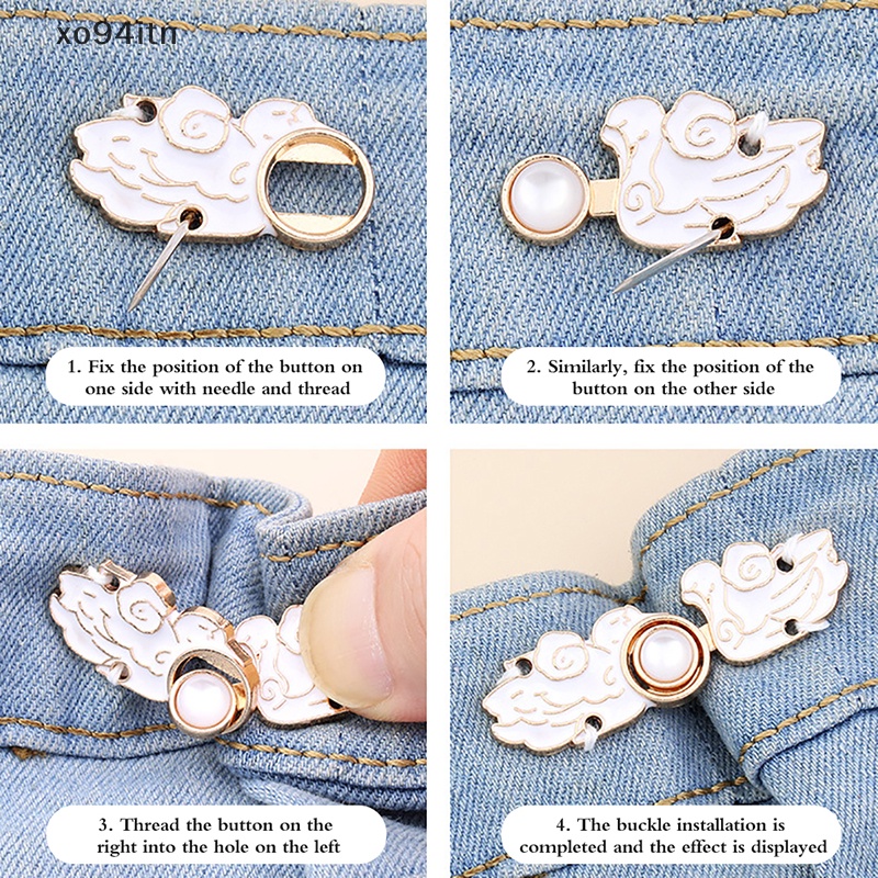 1 Cái Kẹp Thắt Lưng Bằng Kim Loại Điều Chỉnh Được Cho Váy Quần Nữ