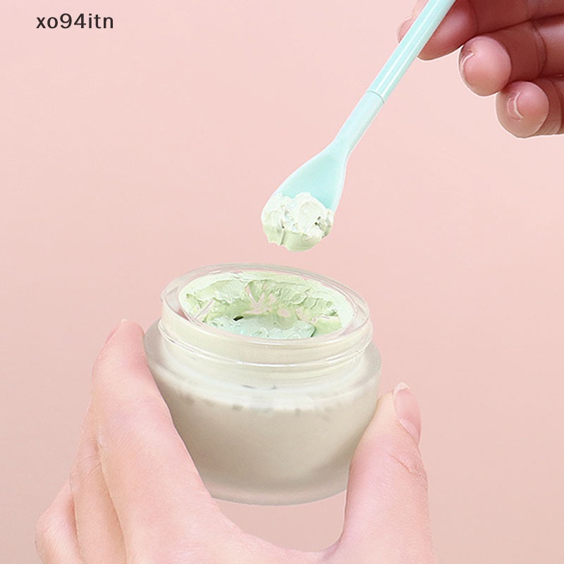 Muỗng Silicone Mini Hai Đầu Phết Kem Trang Điểm Tiện Dụng