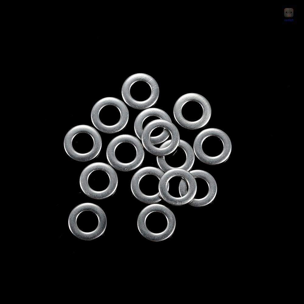 Bộ 105 Vòng Đệm Phẳng Bằng Thép Không Gỉ 304 Loại O-Type (M3 M4 M5 M6 M8 M10)