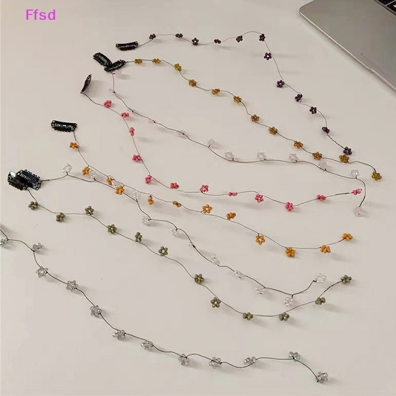 Kẹp Tóc Dạng Chuỗi Hoa Tua Rua Xinh Xắn Cho Nữ