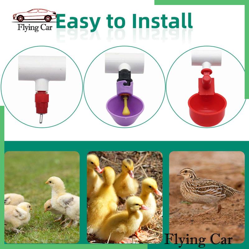 [Lzdjfmy2] Ống Nước PVC 1 / 2 &quot;Dễ Lắp Đặt Cho Gà Ngỗng Gà Tây