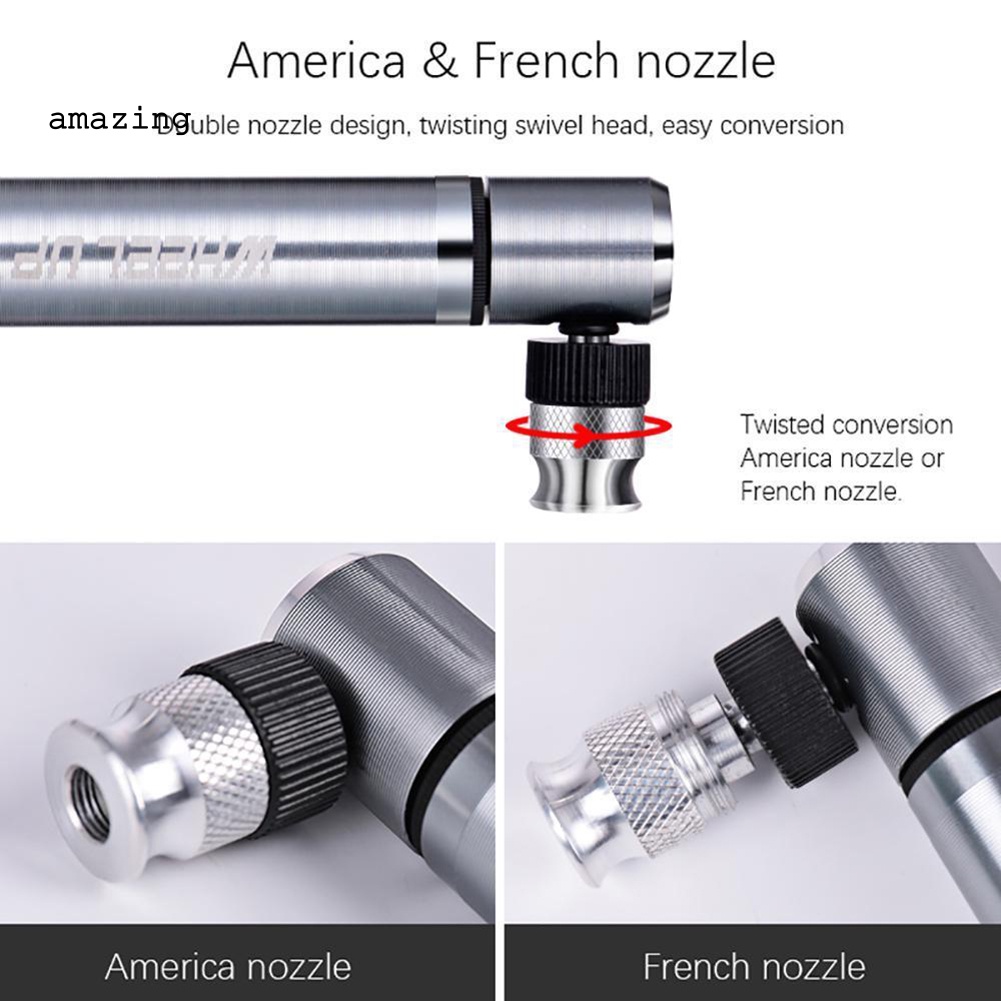 Ống Bơm Xe Đạp / Bóng Đá Mini Bằng Hợp Kim Nhôm 160PSI