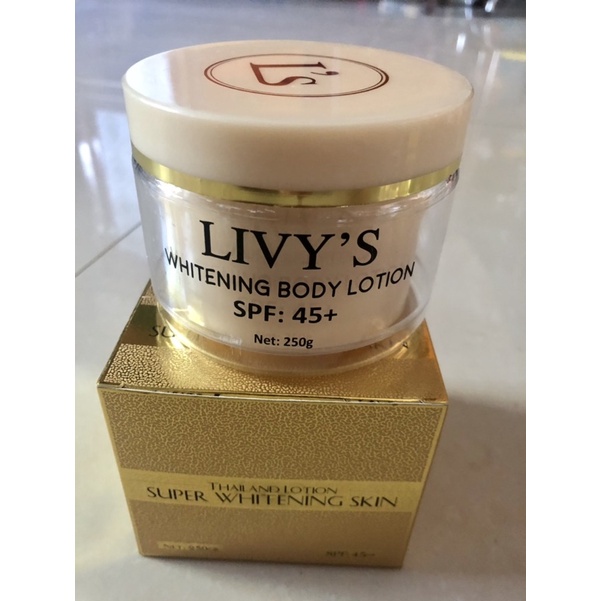 Kem dưỡng trắng body Livy's VÀNG  Thái lan,250g