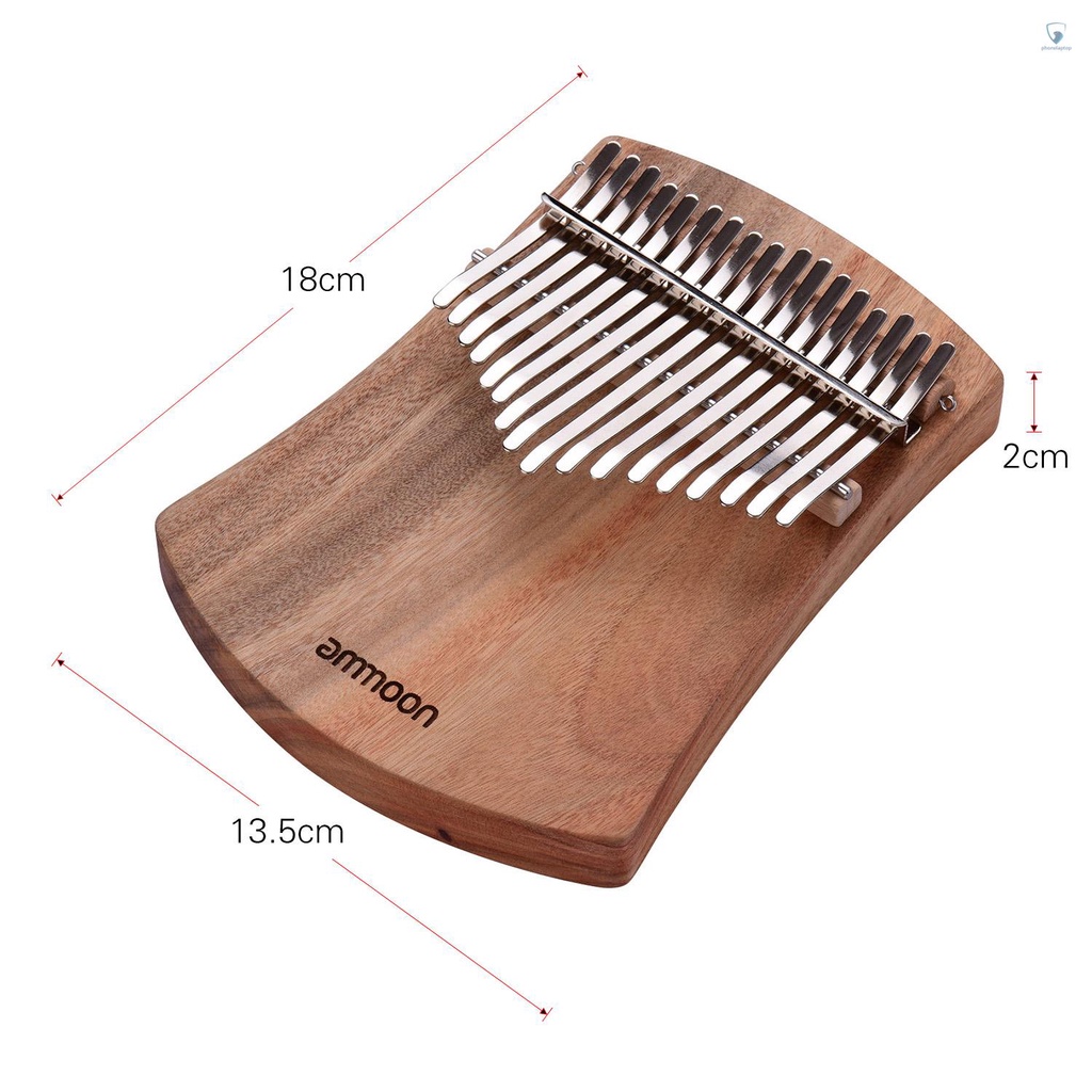 [laptvn] Búa Cảm Ứng Đàn Kalimba Kalimba 17 Phím Có Túi Đựng Hình Dán Ngón Tay