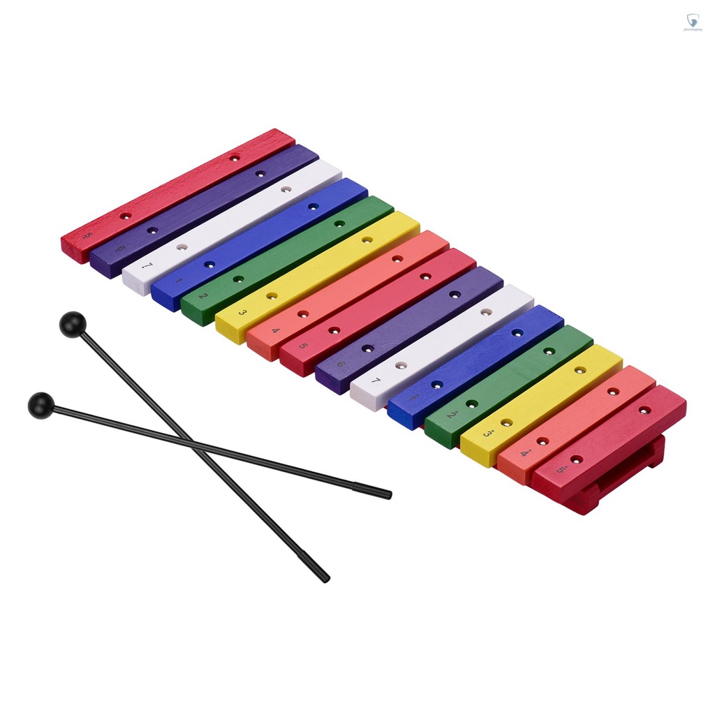 Nhạc Cụ Xylophone 15 Phím Nhiều Màu Sắc Giáo Dục Sớm Cho Bé