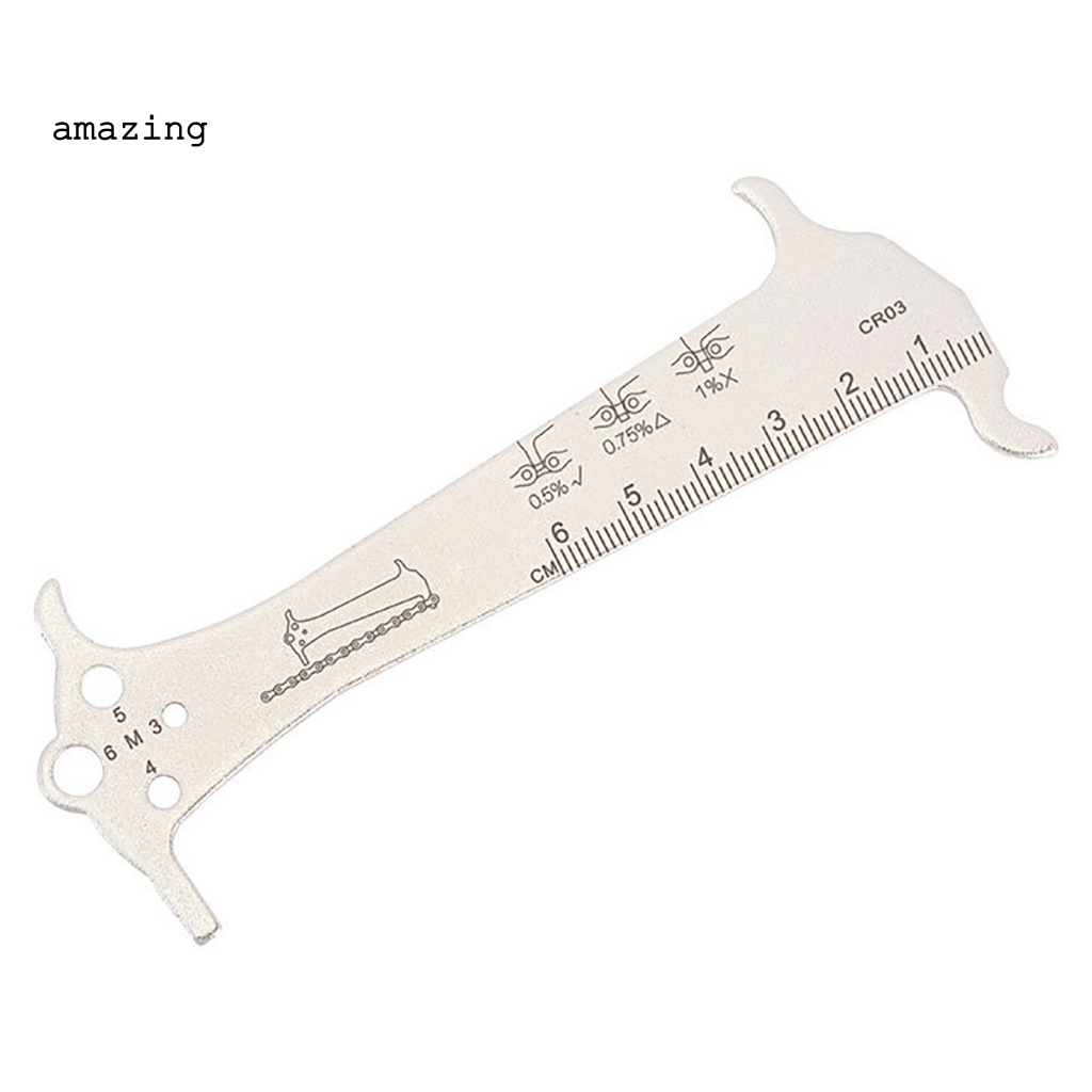 Thước Đo Dây Xích Xe Đạp 3 Trong 1 Kèm Móc Tiện Dụng