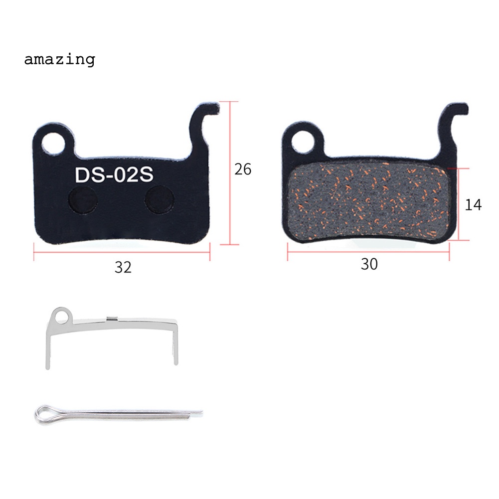 Set 2 Má Phanh Bán Kim Loại Cho Xe Đạp Leo Núi