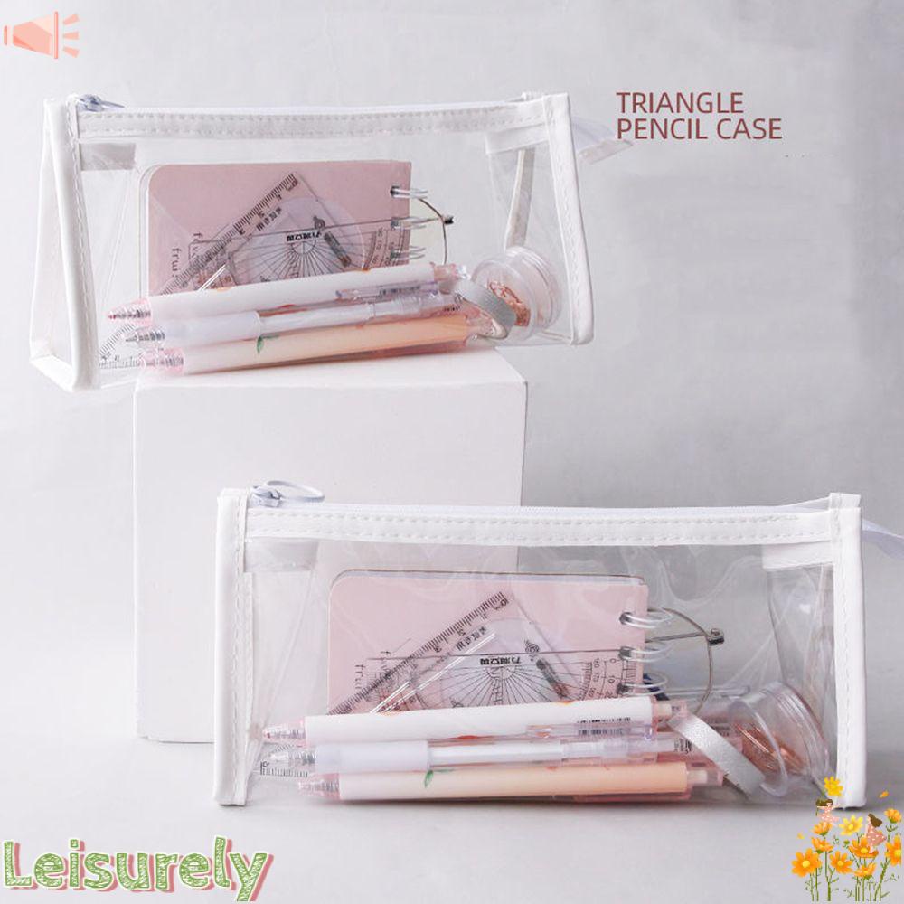 Túi Đựng Bút / Đồ Trang Điểm Sức Chứa Lớn Chống Thấm Nước Phong Cách Hàn Quốc Ốp