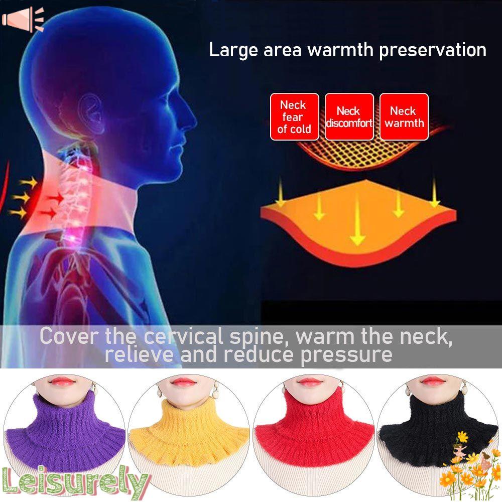 Cổ Áo Giả Dày Dặn Ấm Áp Chống Gió Gắn Tai Gỗ Thời Trang