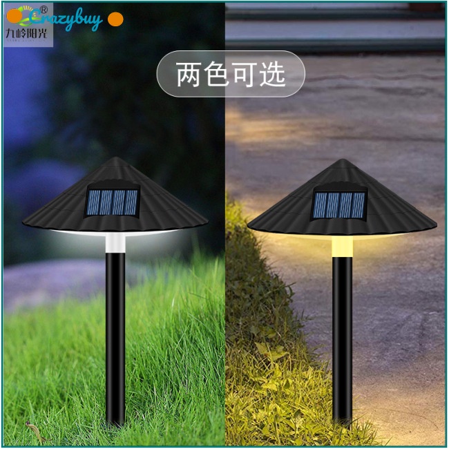 Cr Đèn LED Hình Nấm Chống Nước Chạy Bằng Năng Lượng Mặt Trời