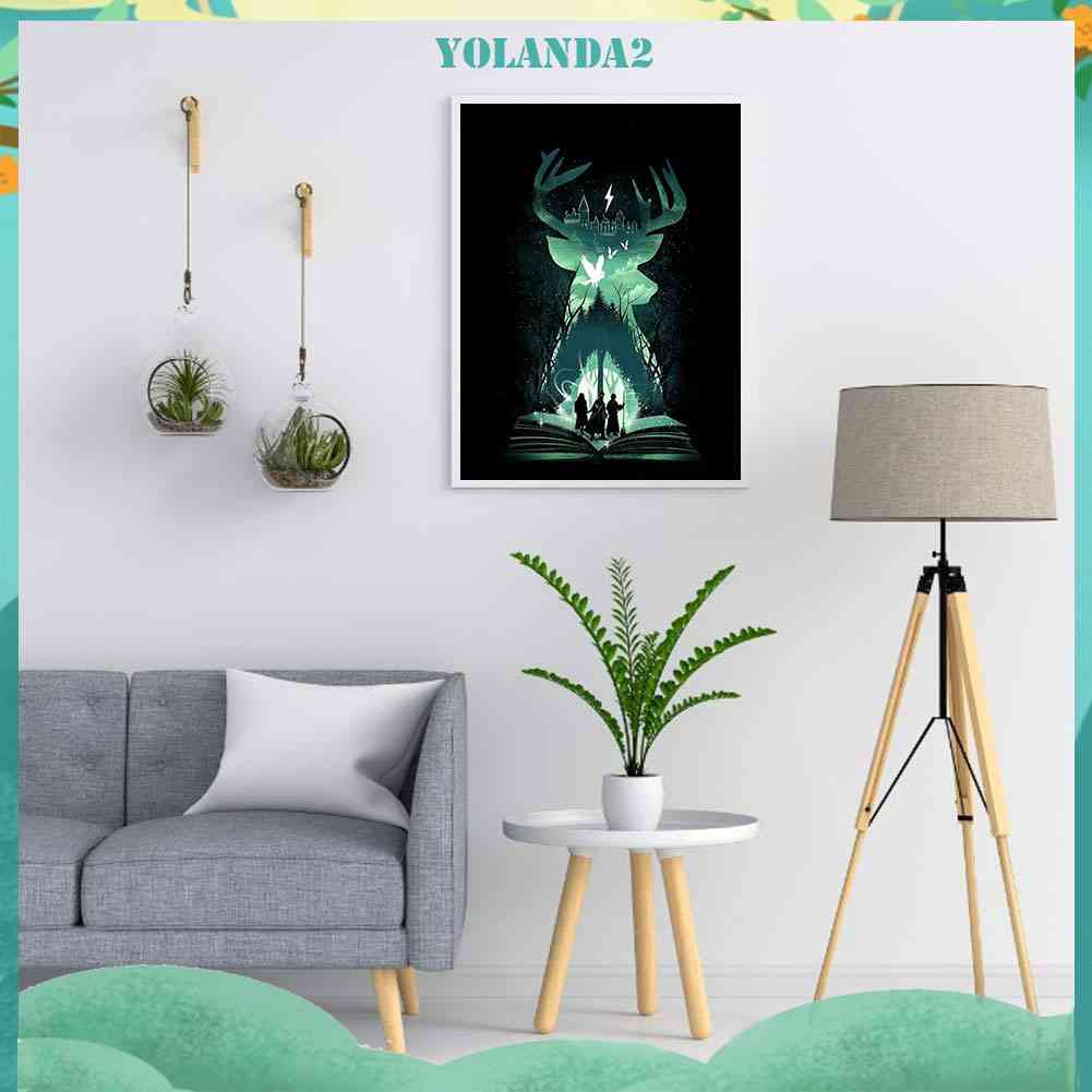 Tranh Đính Đá Kim Cương Toàn Bộ 5D DIY Hình Quyển Sách