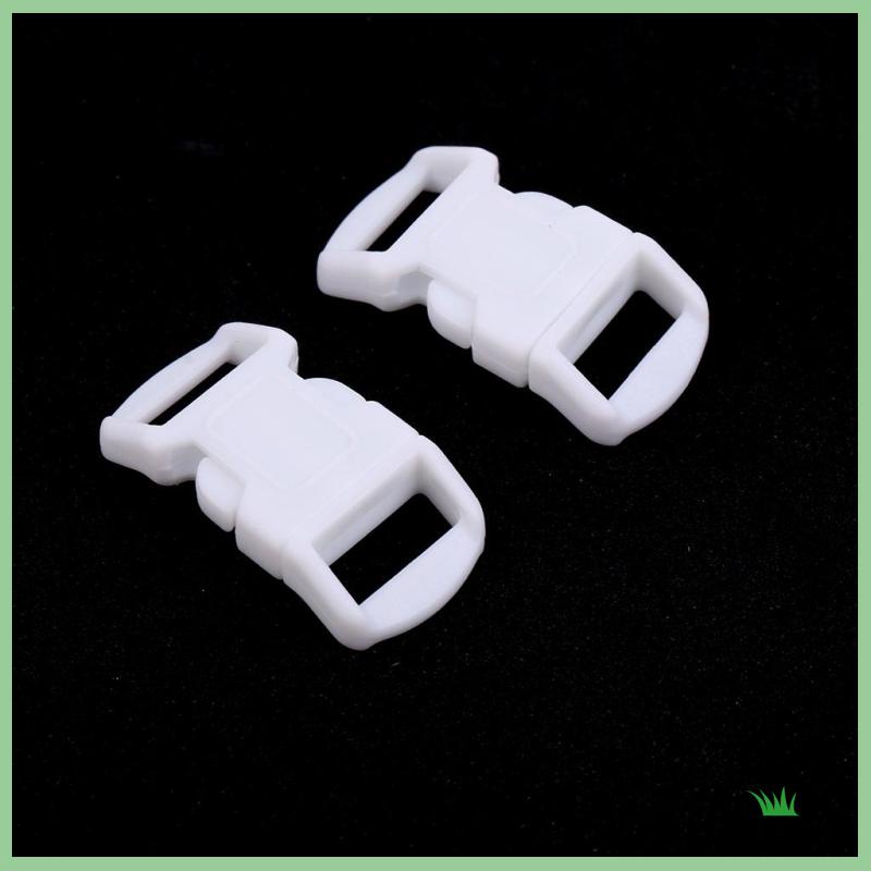 Set 20 Khóa Cài Hai Bên Tháo Lắp Nhanh 10mm Nhiều Màu Sắc