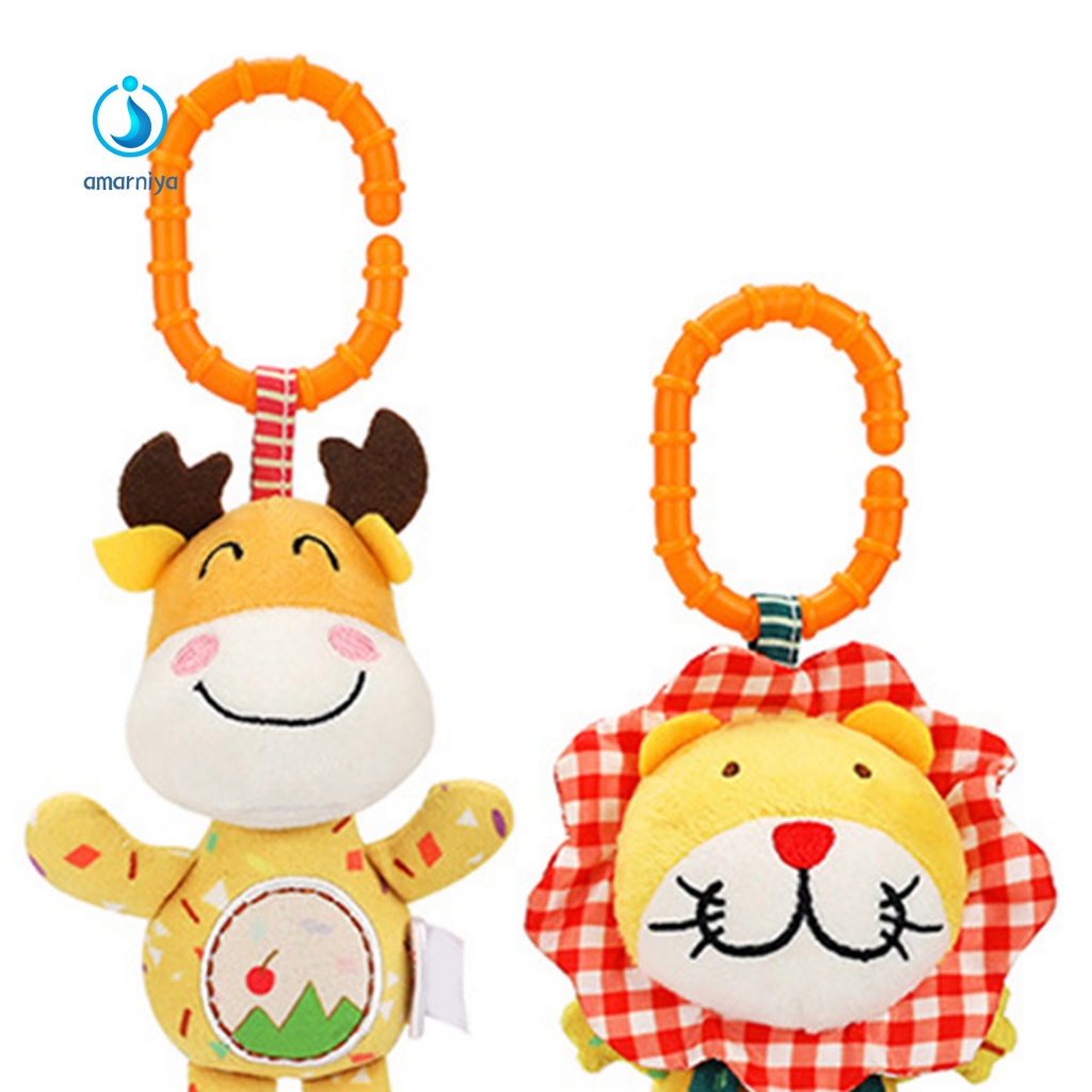 Set 4 Đồ chơi nhồi bông Hình Động Vật Dễ Thương Cho Bé