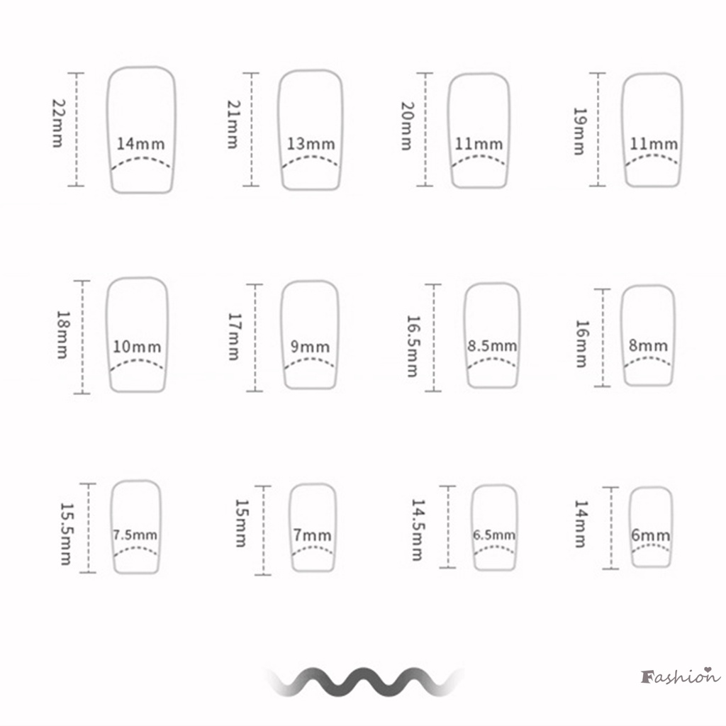 Móng Tay Giả Hình Vuông Nhiều Màu Quyến Rũ Và Quyến Rũ