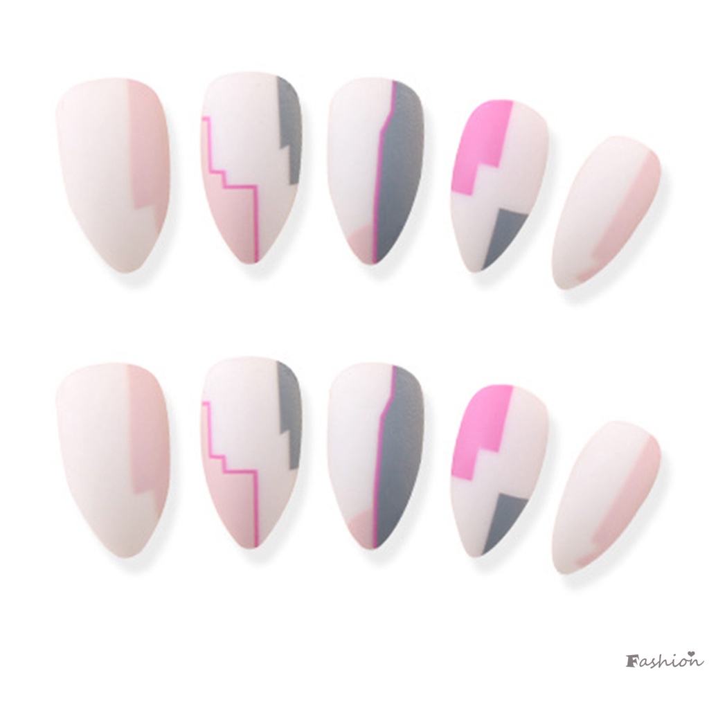 Móng Tay Giả Dạng Nhấn Chống Nước Chống Trầy Xước Nhiều Màu Sắc