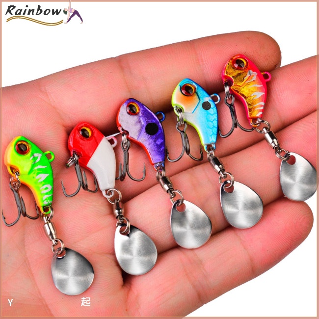 Mồi Câu Cá Giả Mini Bằng Nhựa Cứng Kèm Móc Câu