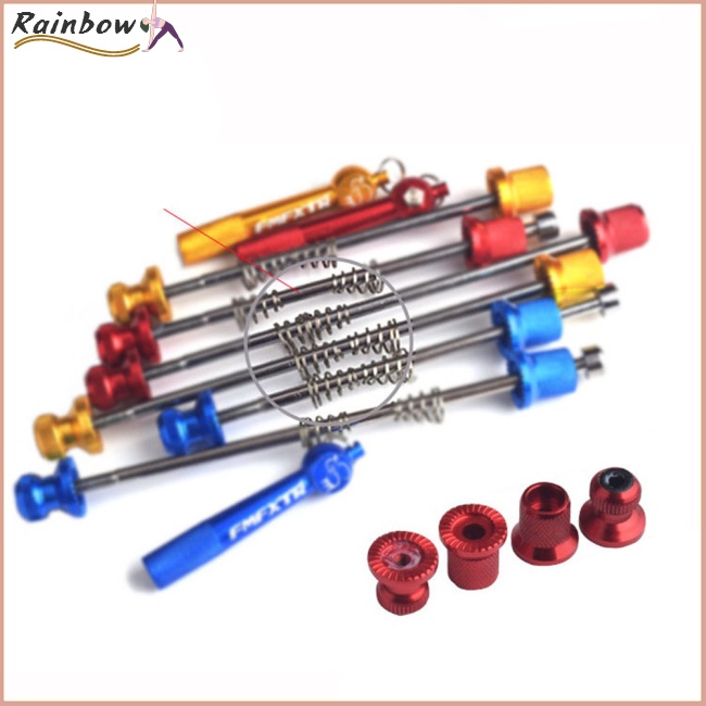 1 Cặp Trục Bánh Xe Đạp Leo Núi Bằng Hợp Kim Nhôm Siêu Nhẹ Tháo Gỡ Nhanh Chống Trộm