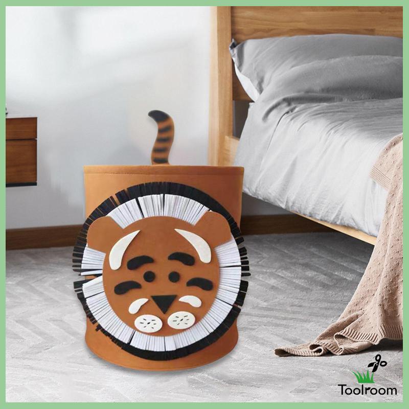 Giỏ Đựng Đồ Giặt / Đồ Chơi Bằng Vải Nỉ Mềm Mại Gọn Nhẹ