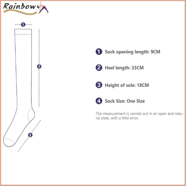 Vớ Dài Qua Gối Dày Dặn Thấm Hút Mồ Hôi Thoáng Khí Dành Cho Nữ Chơi Golf