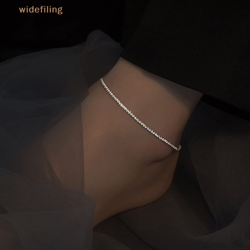 Lắc Chân Bản Rộng Lấp Lánh Thời Trang Mùa Hè