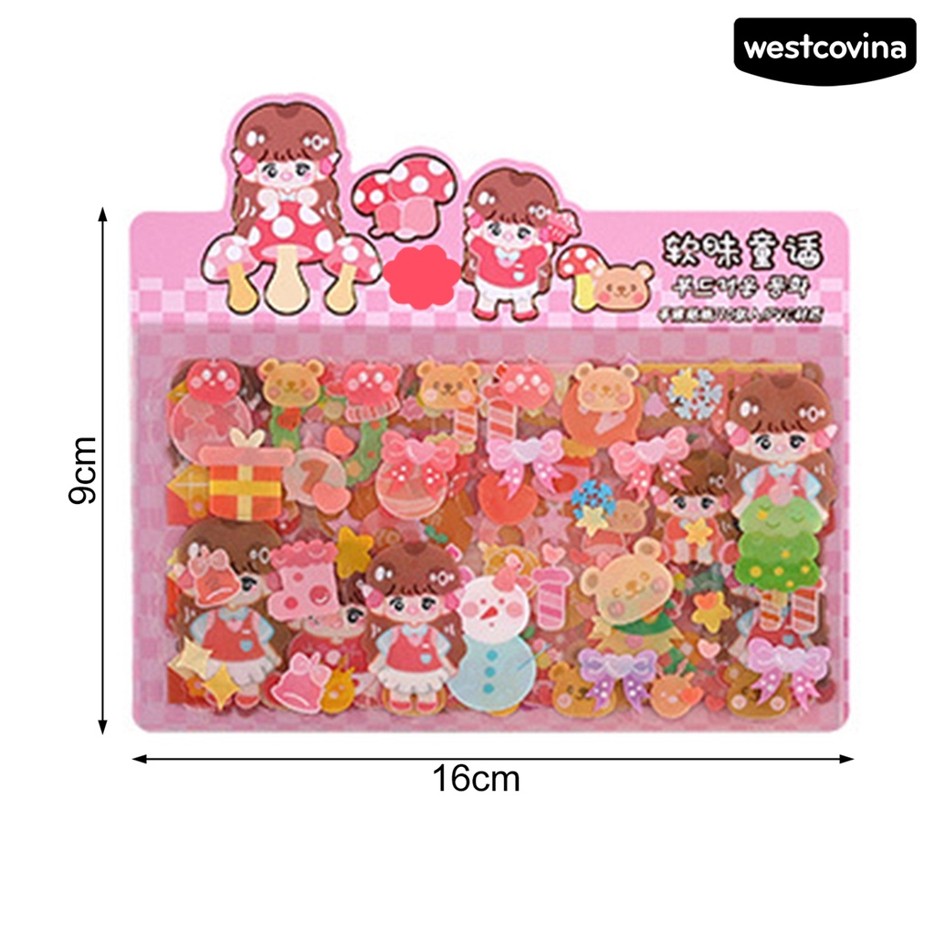 [COD]♪Set 10 Sticker Dán Sổ Tay Chống Nước Nhiều Họa Tiết Dễ Thương Trang Trí Nhà Cửa