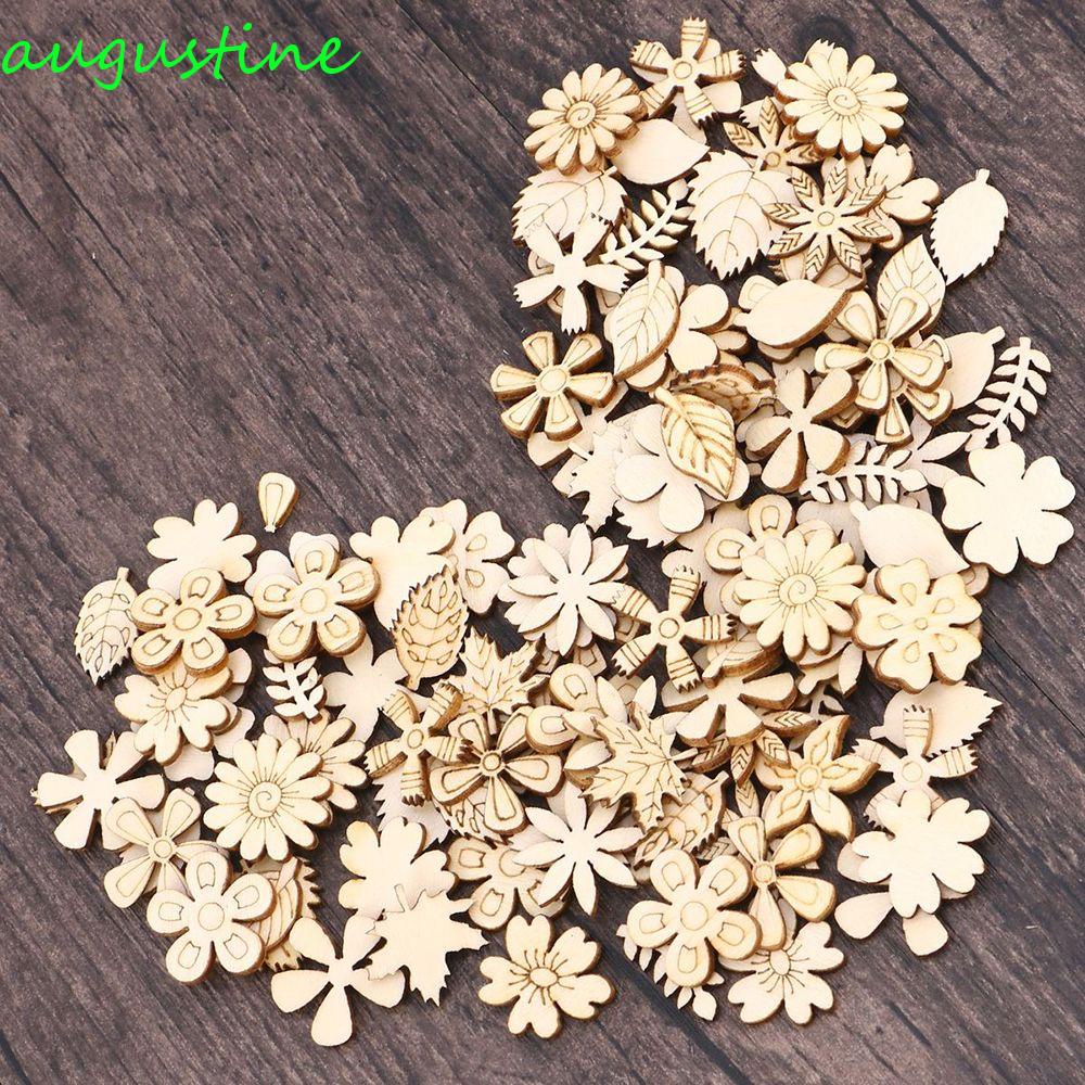 Set 100 Lát Gỗ 20mm Tự Làm Đồ Chơi Giáo Dục Cho Bé