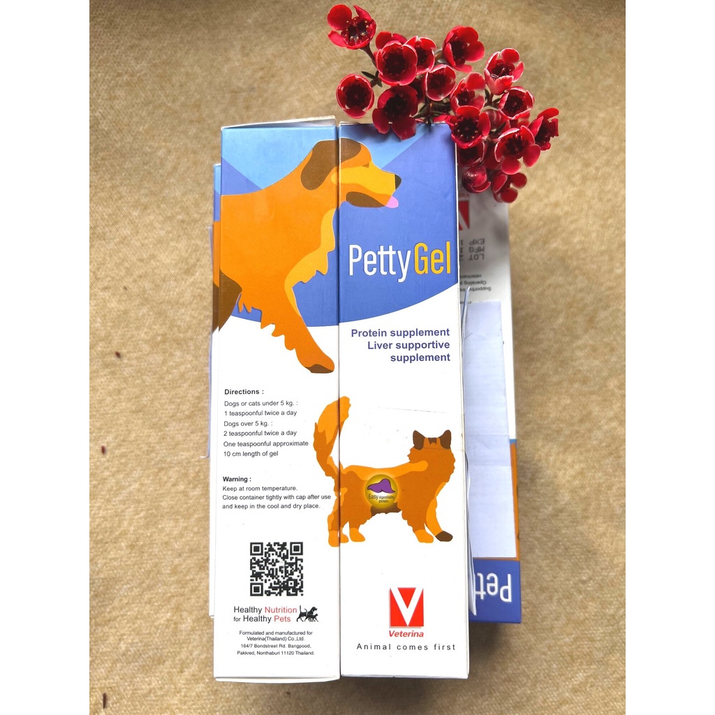 Gel ăn bổ sung chất dinh dưỡng cho chó mèo-Petty Gel