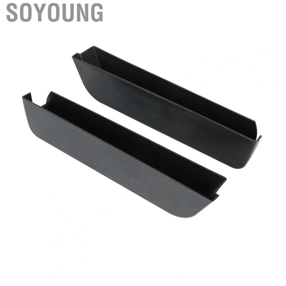 Soyoung Center Console Side Organizer  Storage Box Sturdy Space Saving for Car