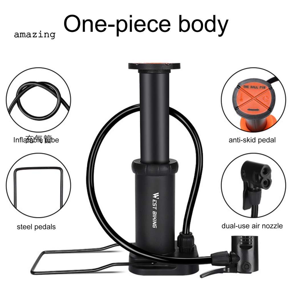 Máy Bơm Hơi Xe Đạp / Xe Hơi Điện Tử Chống Nứt Nẻ Có Đồng Hồ Đo Áp Suất Chính Xác