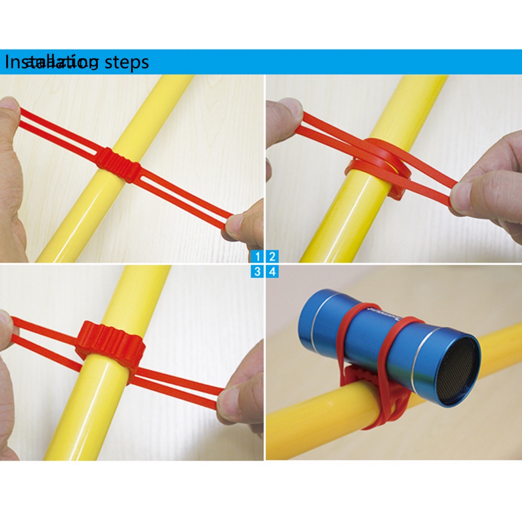 Bộ 2 Dây Buộc Tay Lái Xe Đạp Co Giãn Mềm Mại Nhiều Màu Tùy Chọn