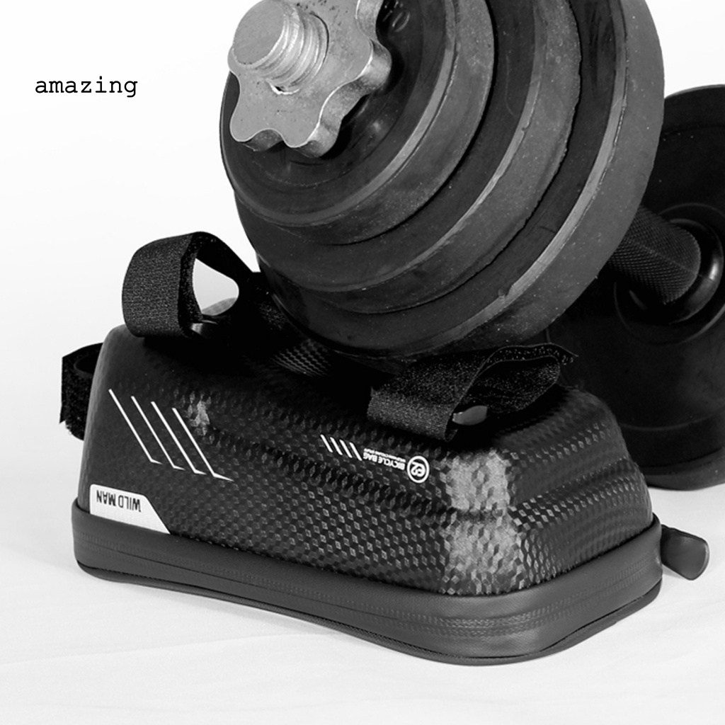 Túi Đựng Đồ Gắn Khung Trước Xe Đạp Có Khóa Kéo Dung Tích 1L Chống Thấm Nước Tiện Dụng