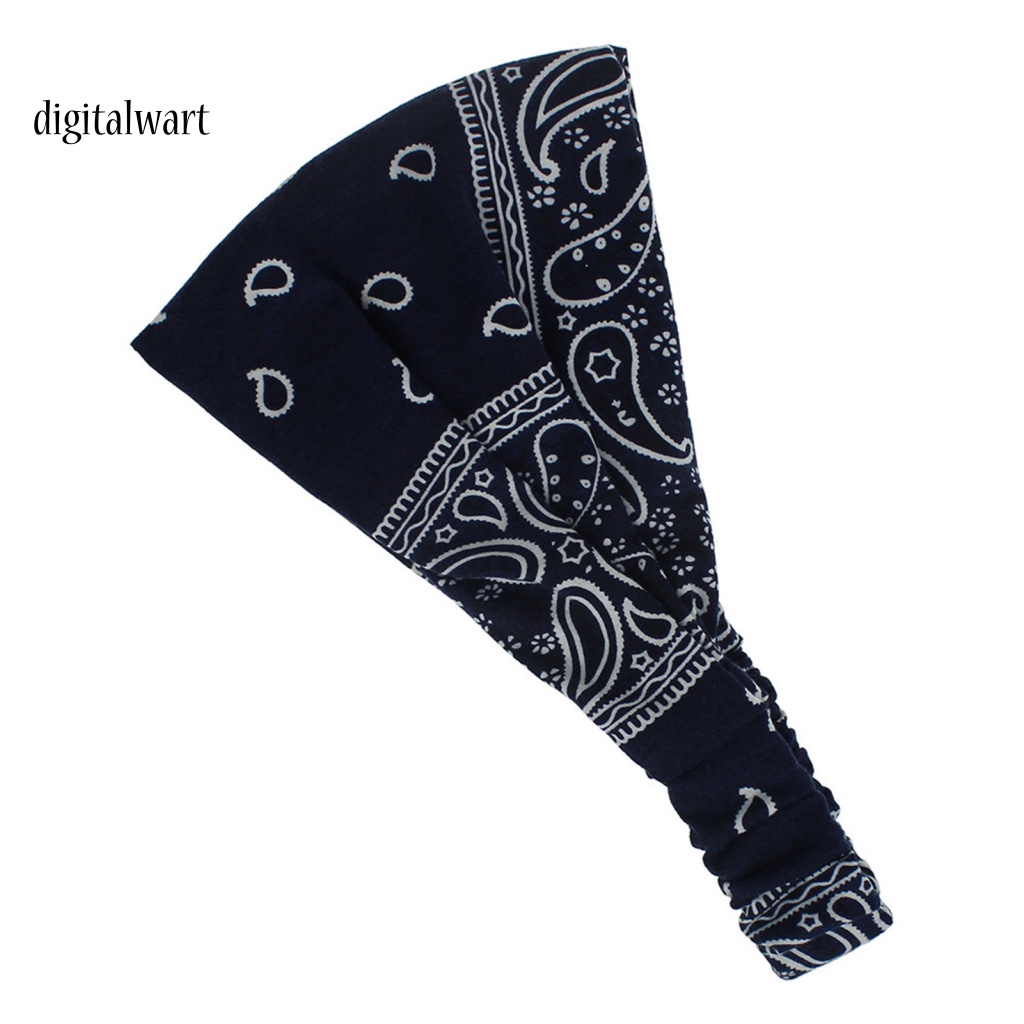 Kỹ Thuật Số| Băng Đô Hai Lớp In Họa Tiết Phong Cách Bohemian Dành Cho Nữ