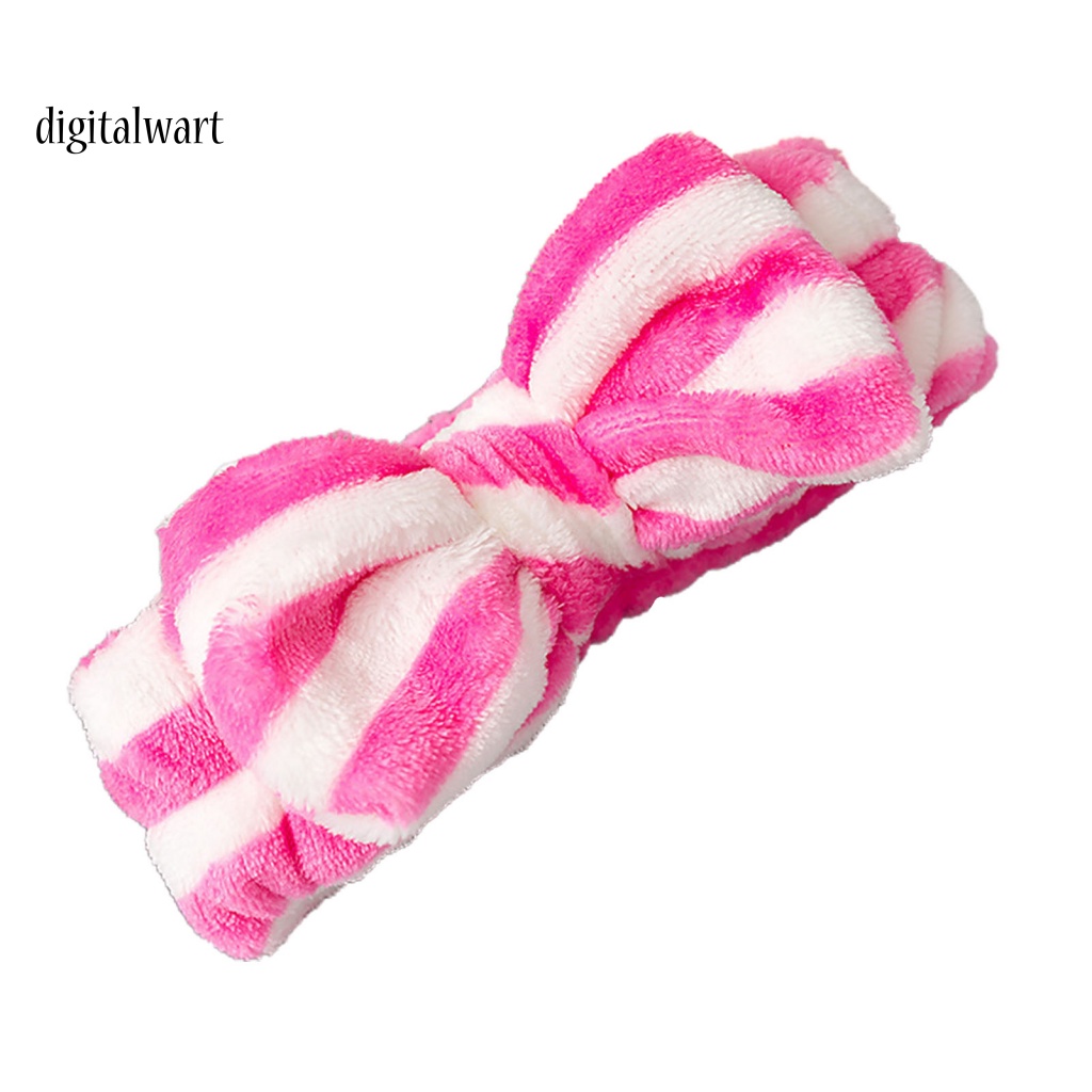 Kỹ Thuật Số| Băng Đô Cài Tóc Dày Co Giãn Họa Tiết Sọc Thời Trang Cho Nữ