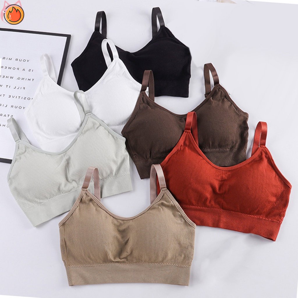 Áo Ngực Thể Thao Plus Size Phối Ren Không Đường May Quyến Rũ Cho Nữ