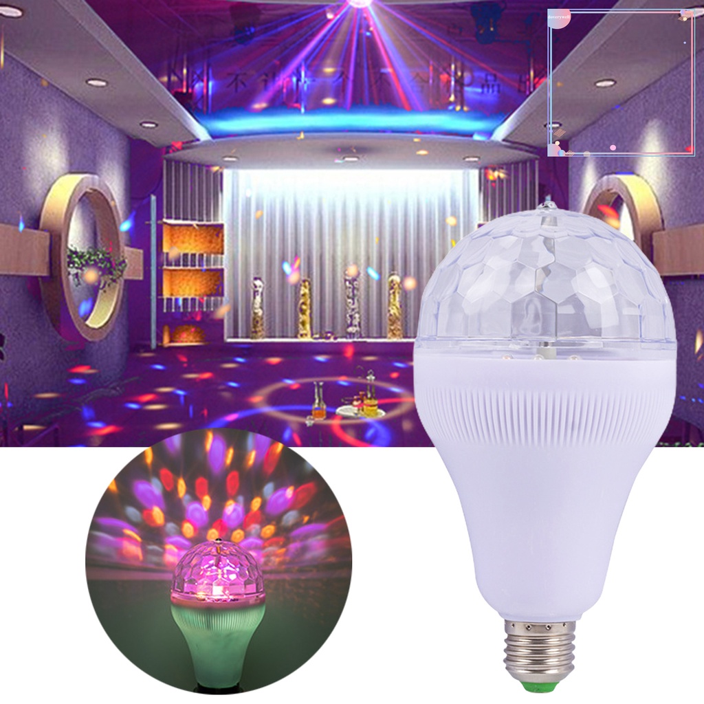 [DDJ] Bóng Đèn LED Hiệu Ứng Ngọn Lửa Xoay Vòng Dễ Lắp Đặt Trang Trí Tiệc Tùng E27 Thông Dụng Nhiều Màu Sắc