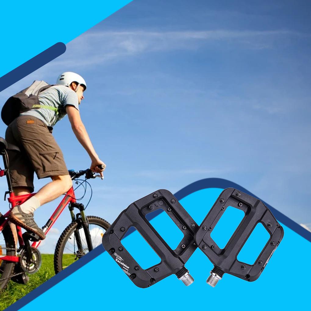 1 Cặp Bàn Đạp Xe Đạp Leo Núi Bằng Sợi Nylon Màu Trơn Chống Trượt ZTTO